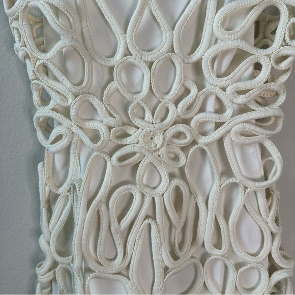 Cult Gaia Danica Crochet Sheer Mini Dress
Coverup Off White SZ S - Picture 9 of 15